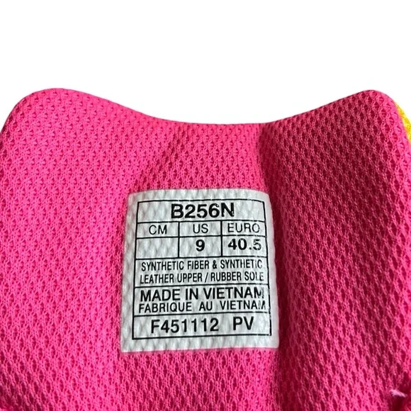 Asics Gel Flashpoint Running Cross Training Volleyball Orange Flame Pink Sneaker - Picture 11 of 11